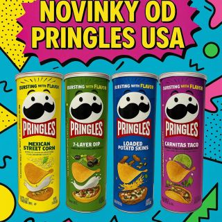 🔥 NOVINKY OD PRINGLES USA JSOU TADY! 🇺🇸⁠ Připrav se na pořádnou dávku chutí v americkém stylu 😎✨⁠ 🌽 Mexican Street Corn –...