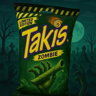 🔥 TAKIS ZOMBIE – LIMITOVANÁ HALLOWEENSKÁ EDICE! 🧟‍♂️💀 Připrav se na zombie apokalypsu chutí! 🌶️🌿 Tyhle extrémně křupavé...
